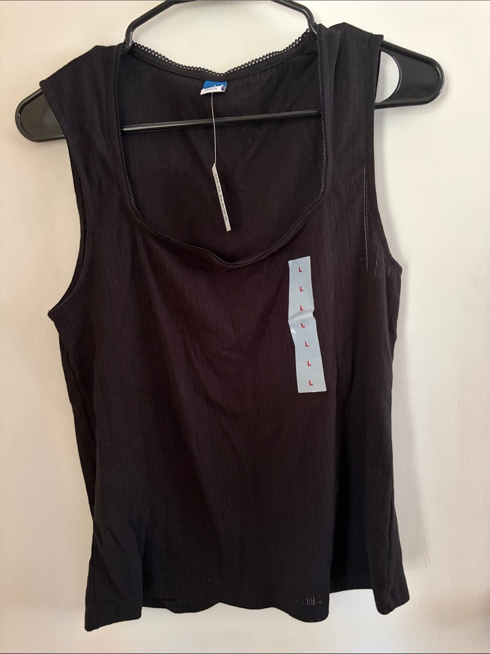 Old Navy Black Ribbed Tank Top